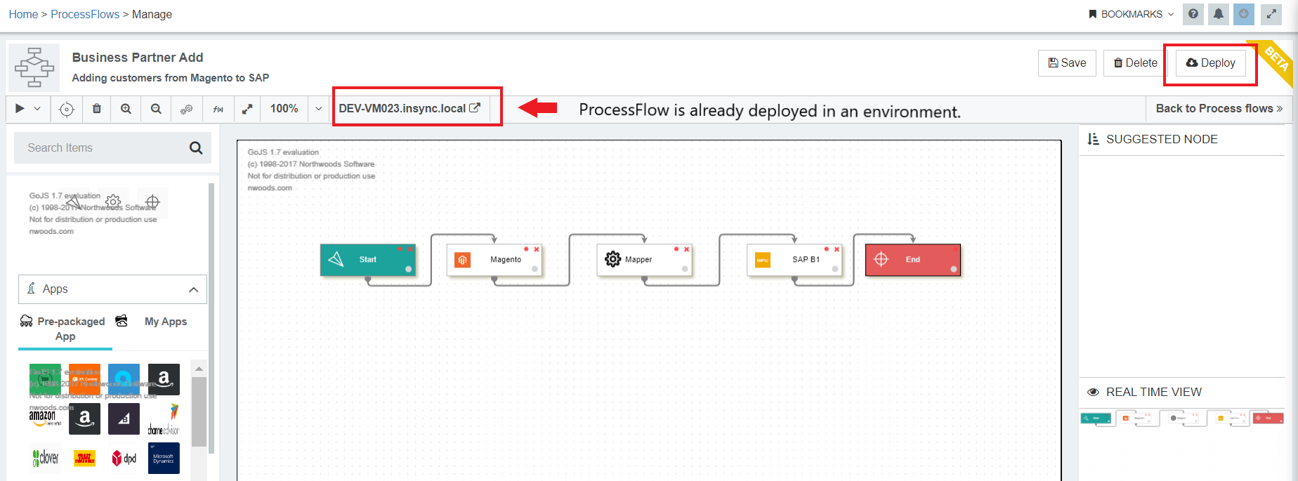 Deploy Processflow2